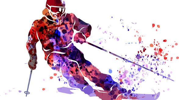 Skifahrer